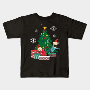 Terrance And Phillip Around The Christmas Tree Kids T-Shirt